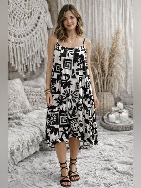 Abel The Label Black &  White Dress M/L